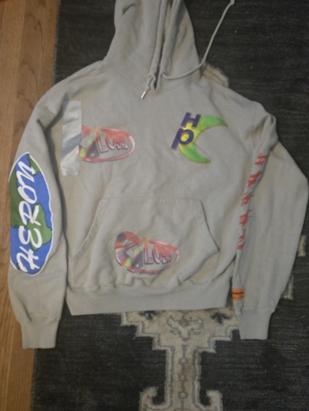Heron Preston Mens Large Hoodie. Used.